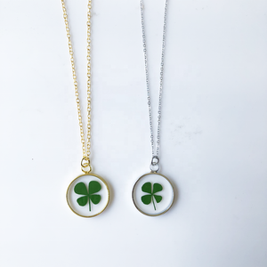 <span class=keywords><strong>บ</strong></span>ูติกเครื่องประดั<span class=keywords><strong>บ</strong></span>ธรรมชาติสี่ใ<span class=keywords><strong>บ</strong></span>โคลเวอร์กดดอกไม้กลมจี้เรซินใสสำหรั<span class=keywords><strong>บ</strong></span>ผู้หญิง - Product Image 6