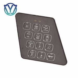 Panel de Control de Membrana de 12 Botones AVC AWC para Rodillo Compactador CC524 CC624 CP2100, Teclado de Operación por Vibración, Adhesivo - Product Image 1