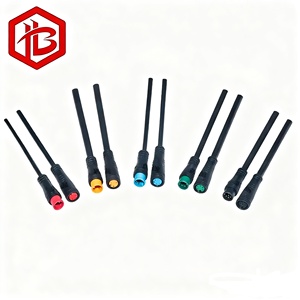 Connecteur de câble adaptateur IP65 <span class=keywords><strong>étanche</strong></span> en cuivre 4P 6 broches M6/M7/M8 de haute qualité pour connecteurs de vélo électrique mâles et femelles - Product Image 1