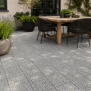 Green Granite Paver <b>Sandblasted</b> Basalt Stone for Outdoor & Park Versatile Exterior Paving Stone - Product Image 3