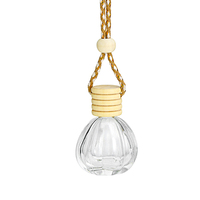 Diffuseur de parfum transparent pour voiture, pendentif d'aromathérapie, flacon vide de 8 ml, diffuseur suspendu, flacon de parfum pour voiture, flacon d'aromathérapie automobile