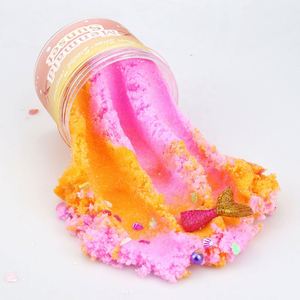 Ocean Theme Candy Ice Cream Silk DIY 4-Color Fluffy Cone <b>Plasticine</b> Cloudy Slime Toy for Kids Ages 5+ Fidget Toy - Product Image 5