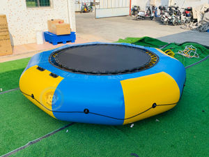 Cama Elástica Inflable Flotante de 10 pies para Saltar en el Agua, Trampolín Acuático, Equipo para Parques Acuáticos - Product Image 2