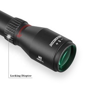 Lunette de visée Discoveryopt MS 4X32-L avec tube de 25,4 mm, deuxième plan focal, antichoc, pour extérieur, avec anneaux de montage