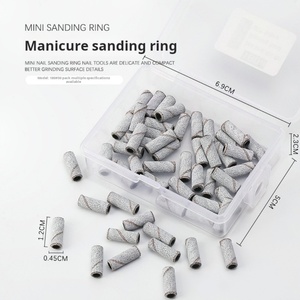 Small Sanding Band Grinding Heads Mini Sand Ring for Manicure Remove Dead Skin Cuticle <b>Nail</b> Drill Bits - Product Image 5
