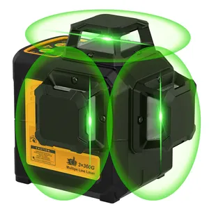 PlinEasy niveau Laser vert 3D ligne croisée auto-nivelant LL-3DG outils Laser de Construction avec charge de Type C