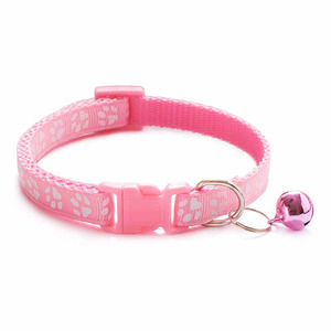 Gepersonaliseerde Grappige Leuke <span class=keywords><strong>Cartoon</strong></span> Footprint Verstelbare Hondenhalsband Met Bel Plastic Huisdieraccessoires Voor Honden Katten Puppy 'S - Product Image 5