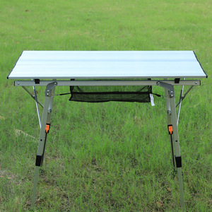 Cadre de pique-nique en aluminium réglable en hauteur pliante Oem Igt Barbecue et Table de camping Rouleau d'oeufs Table de pique-nique pliante IGT - Product Image 2