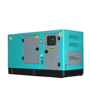 standby power 220/380v three phase 80kw 100kw super silent diesel generator with movable tank