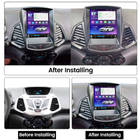 Estéreo Vertical Android de 9.7 Pulgadas para Ford Ecosport 2013-16, Tesla, CarPlay Inalámbrico, Auto DSP, GPS, SWC, Pantalla IPS, Unidad de Navegación, Cámara de Reversa