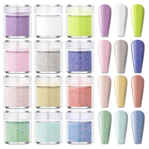 <span class=keywords><strong>Sucre</strong></span> brillant ongles paillettes poudre colorée bonbons manteau <span class=keywords><strong>effet</strong></span> blanc <span class=keywords><strong>noir</strong></span> Pigment poussière ongles Art décorations ongles poudre Pigment - Product Image 4