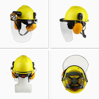 Casque de pompier ABS F1 F3 de style américain, composite, fonctionnel, isolant électrique, insonorisant, avec visière et protection du cou