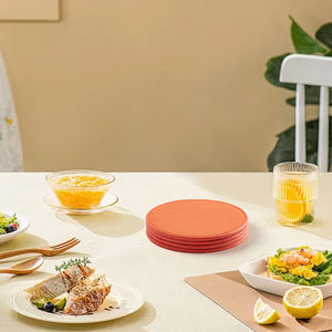 Posavasos de café de cuero para oficina RFS, posavasos de hotel redondos antideslizantes personalizados al por mayor, juegos de posavasos para bebidas - Product Image 6