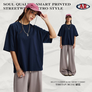 เสื้อยืดแขนสั้นทรงหลวมทรงบ็อกซี่ผ้าฝ้าย 100% หนัก 275 กรัม คอลเลคชั่นใหม่สำหรับผู้ชาย ฤดูใบไม้ผลิและฤดูร้อน ปี 2026 - Product Image 2