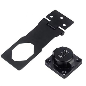 Serrure de <span class=keywords><strong>porte</strong></span> à code <span class=keywords><strong>antivol</strong></span> sans perçage en alliage de zinc pour armoires de classement/vêtements et réfrigérateurs avec sangle coulissante - Product Image 5
