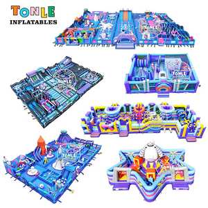 Parcours d'obstacles gonflable commercial Tonle sur le thème de l'<span class=keywords><strong>espace</strong></span> pour enfants, idéal pour la <span class=keywords><strong>location</strong></span> de fêtes - Product Image 1