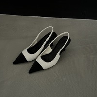Sandales compensées à plateforme pointues pour femmes, style color block, imperméables, légères et tendance, collection été 2026