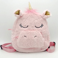 Sac à dos en peluche OEM en forme d'animal, sac d'école pour enfants, sac à dos réaliste en peluche personnalisé en forme de lapin, licorne, dinosaure