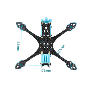 Mark5 โดรน FPV ขนาด 5 นิ้ว โครงคาร์บอนไฟเบอร์ อุปกรณ์เสริมสำหรับโดรนแข่ง พร้อมชิ้นส่วนที่พิมพ์ลาย - Product Image 2