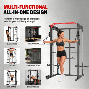 Attrezzatura per Allenamento di Forza Tutto in Uno per Casa, Macchina Smith Regolabile per Chest Fly - Product Image 6
