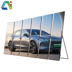 Hot bán Tầng-thường vụ Màn hình LED kiosk kỹ thuật số biển trong nhà p1.86 LED bức tường video Sexy Poster LED hiển thị 4 gam Wifi USB - Product Image 4