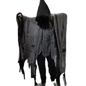 Capa de Halloween Capa Cos <span class=keywords><strong>Ropa</strong></span> para adultos Vestido de esqueleto andrajoso Horror Ghost Costume Props - Product Image 5