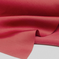 Tissu Haut de Gamme en Mélange de Lin, Acétate et Lyocell, Tissé Uni, Doux, 168 g/m², 142 cm, 23% Lin, 60% Acétate, 17% Lyocell pour Vêtements