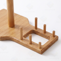 Support de présentation en bambou pour comptoir et table, pour ustensiles à café et thé, organisateur de cuillères de service, accessoire