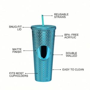 Venta de Vasos de Café Personalizables de Acrílico/Plástico para Bebidas Frías y Calientes, Regalos Empresariales y Camping, Disponibles al por Mayor - Product Image 3