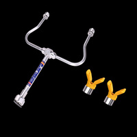 Accessoires pour machine de pulvérisation sans air électrique OEM, pistolet de pulvérisation de qualité DIY, double tige d'extension, tige de peinture au pistolet
