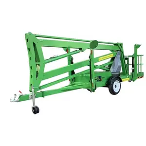 8M-22m 200kg thủy lực Trailer gắn người đàn ông Nâng Nền tảng điện Cherry picker towable Boom Lift để bán