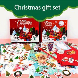 Set de Regalo Navideño de Estilo Moderno con Marca Personalizada, Cuaderno, Adhesivos, Pincel, Caja de Regalo Promocional, Impresión Tipográfica, Regalo Personalizado - Product Image 2