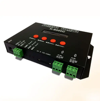 Contrôleur de pixels LED SPI 1024 pixels K-8000C programmable LEDedit DMX512 Ws2811 K8000C avec carte SD et variateur