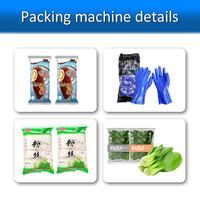 Emballage automatique multifonctionnel pour gaufrettes, sandwichs, biscuits, craquelins, snacks de forme régulière, sachets oreillers, produits chimiques et vêtements