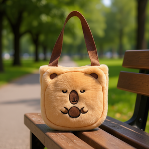 Borsa a tracolla in pile 16x16cm per cellulare - Product Image 2