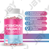 Gummies pour l'équilibre hormonal JBY OEM/ODM, marque privée, pour le soutien de l'humeur, complément alimentaire naturel pour la santé des femmes, formule personnalisée de marque privée