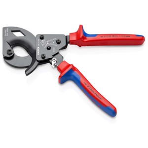 KNIPEX 95 31 250 กรรไกรตัดแบบมีด้ามจับหลายชิ้นส่วนเคลือบสีดำ 250 มม. - Product Image 2