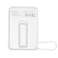 Chargeur sans fil magnétique 15W, batterie externe portable, un seul appareil. Batterie Li-Polymère Multifonctionnelle Réduit la Charge des Accessoires