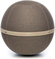 Housse de ballon ergonomique personnalisée pour chaise ballon, lavable, en polyester effet lin, antidérapante, 65 cm, pour salle de sport, vente en gros