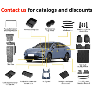 Accessoires pour voitures électriques BYD Seal 05 Dmi : Plaque de protection de seuil de porte en ABS - Product Image 2