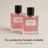 Parfum EDP floral rose pour femmes 100 ml, flacon en cristal de luxe, parfum longue durée, étiquette privée, logo personnalisé, OEM ODM, vente en gros