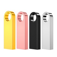Llave USB Metálica Económica al Por Mayor Pendrive 2GB 128GB Pen Drive 64GB 32GB 16GB 8GB 4GB Mini Memoria USB