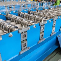 Prix de la machine de fabrication de profilés de tuiles en métal galvanisé, panneau de toiture, tôle d'acier émaillée, machine de formage à froid