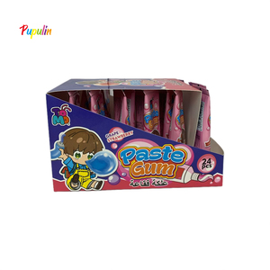 Gomme à bulles liquide avec saveur <span class=keywords><strong>de</strong></span> fraise et <span class=keywords><strong>de</strong></span> raisin pour mâcher des bonbons dans des tubes avec couvercles - Product Image 6