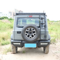JOP4X4 3/5 portes 19-24 accessoires extérieurs galerie de toit échelle arrière hayon échelle pour Suzuki 4th Gen Jimny Sierra JB64 JB74 JC74