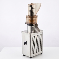 Presse-agrumes commercial en acier inoxydable à pression à froid, extracteur de jus lent pour fruits et légumes, idéal pour restaurants et cafés