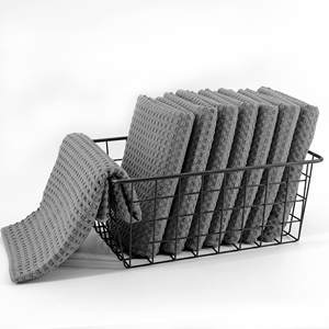 Eco4 कस्टम लोगो माइक्रोफाइबर वावे रसोई के तौलिए अत्यधिक अवशोषित लिंट-मुक्त पकवान कपड़े - Product Image 2