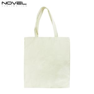 Sacs de shopping vierges en toile pour sublimation, 3 couleurs, personnalisables, impression recto-verso - Product Image 5