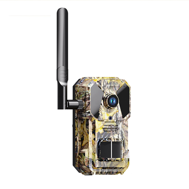 4G Cellular Trail Camera, No WiFi Wireless Outdoor Security Camera with Solar Panel, Full Color Night Vision 32GB Memory Card