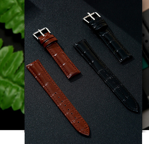 <span class=keywords><strong>Bracelet</strong></span> de montre en <span class=keywords><strong>cuir</strong></span> de remplacement 12 13 14 15 16 17 18 19 20 21 22 23 24mm <span class=keywords><strong>Bracelet</strong></span> pour Samsung Huawei <span class=keywords><strong>Garmin</strong></span> Smart Watch Band - Product Image 2